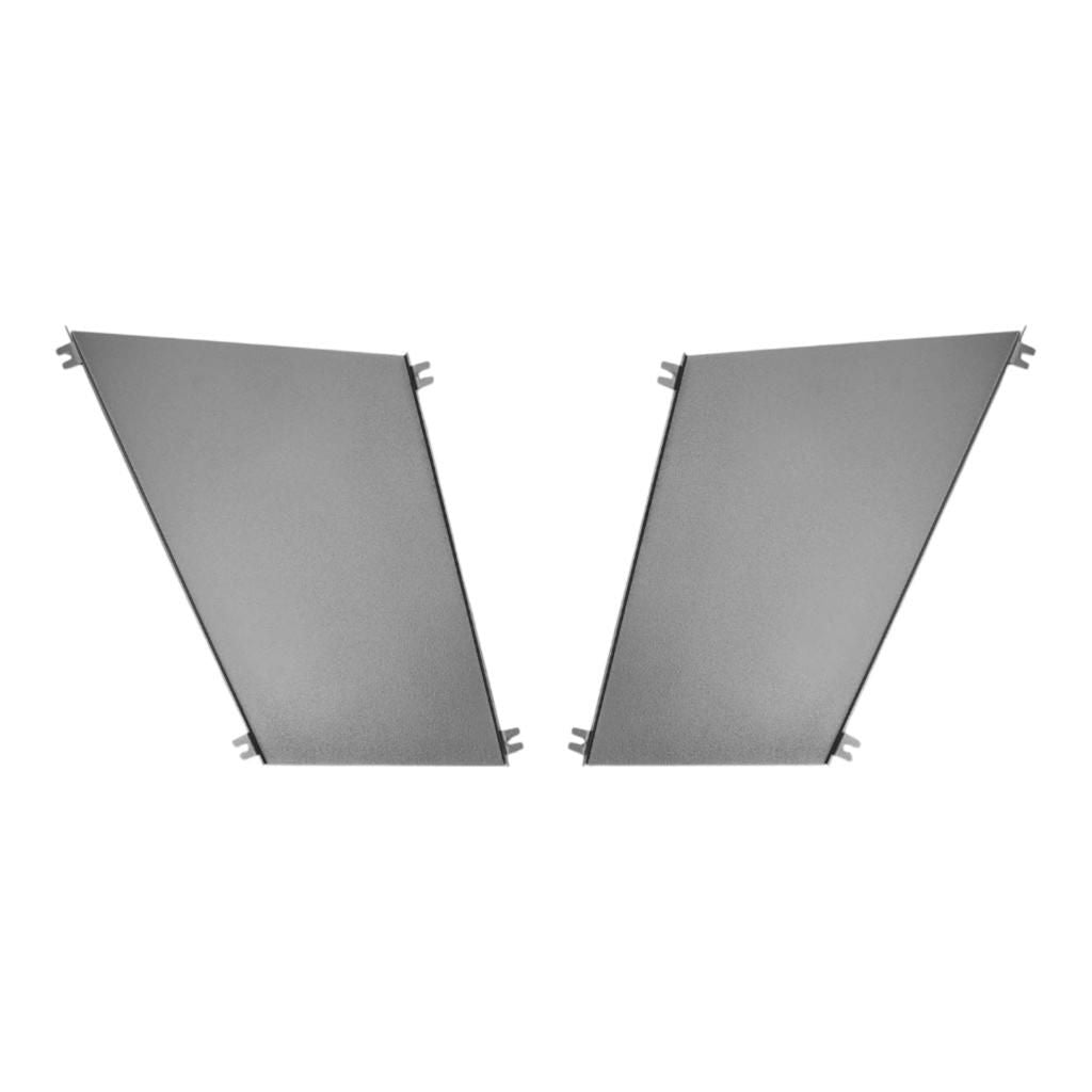 VERUS ENGINEERING A0081A Aluminum Hood Louver Rain Guard Kit, Black for MAZDA MX-5 Miata (ND) Photo-0