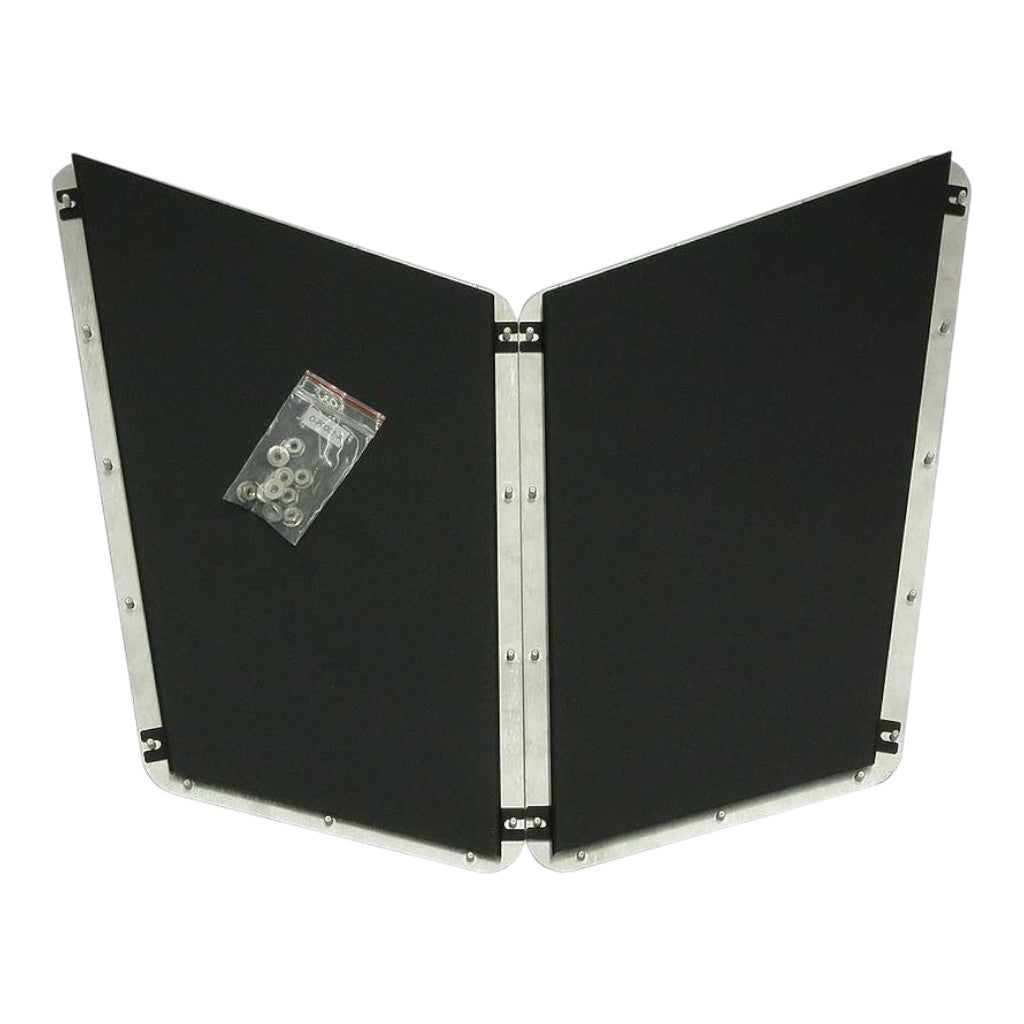 VERUS ENGINEERING A0081A-XT2 Aluminum Hood Louver Rain Guard Kit XT2, Black for MAZDA MX-5 Miata (ND) Photo-0