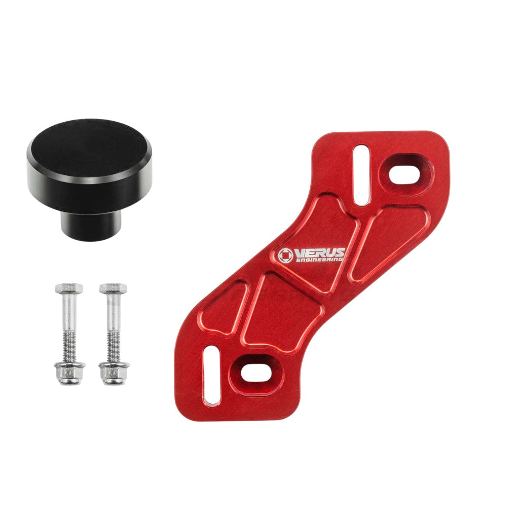 VERUS ENGINEERING A0100A-RED-WRX/STI Throttle Pedal Spacer Kit (Left-Hand Drive), Red for SUBARU WRX / STI (VA) Photo-0