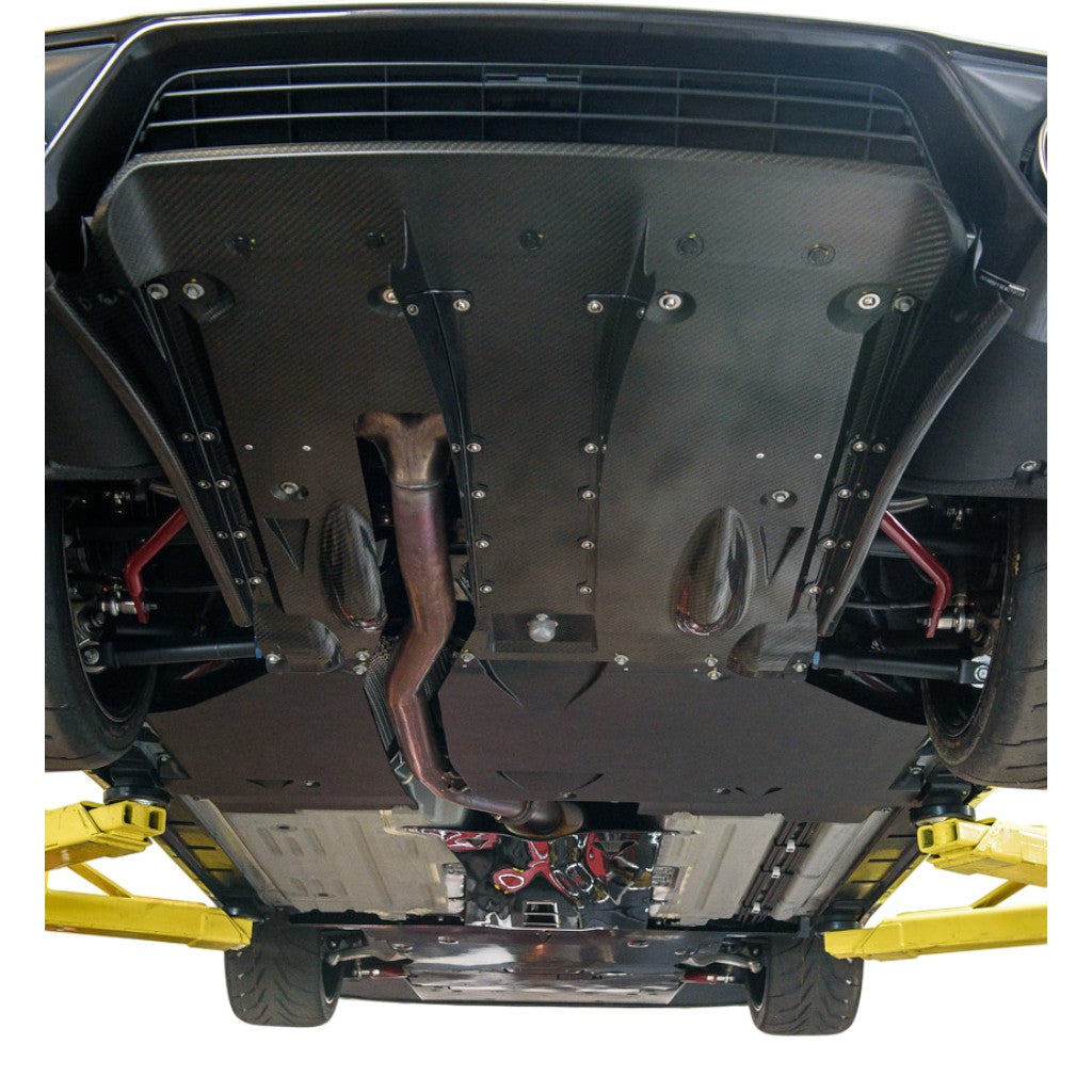 VERUS ENGINEERING A0112A Underbody Panel Kit (Carbon) for NISSAN GT-R (R35) Photo-1