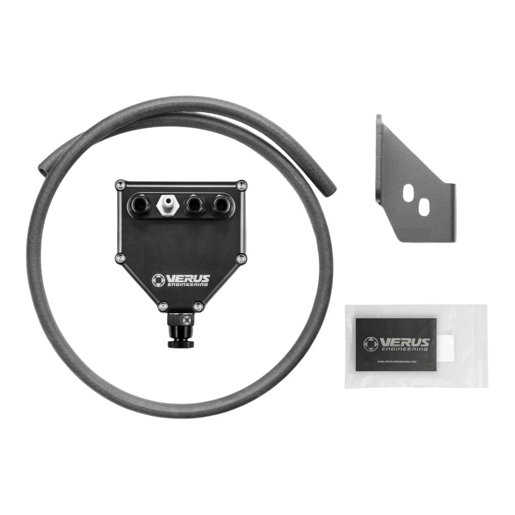 VERUS ENGINEERING A0113A-BLK Air Oil Separator Kit, Black for MAZDA MX-5 Miata (ND) Photo-0