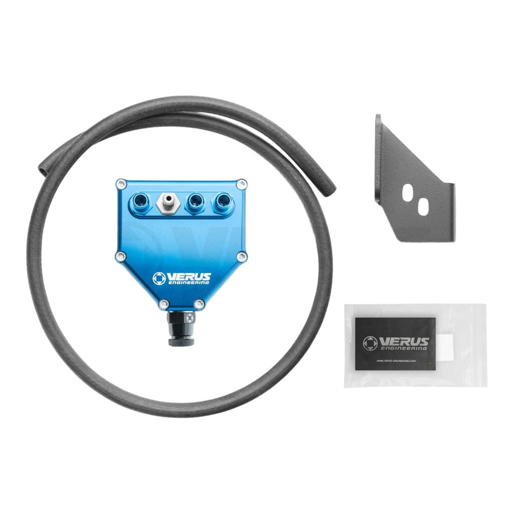 VERUS ENGINEERING A0113A-BLU Air Oil Separator Kit, Blue for MAZDA MX-5 Miata (ND) Photo-0
