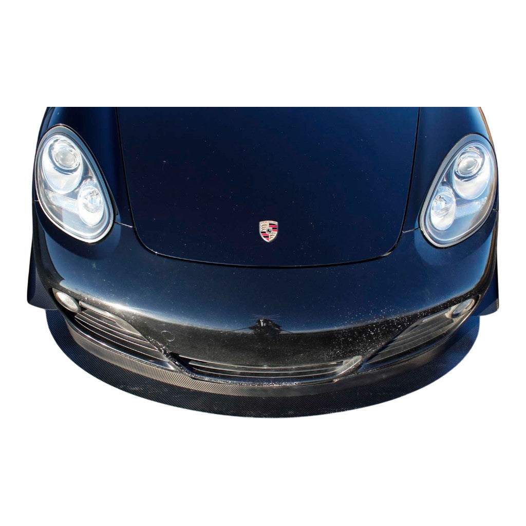 VERUS ENGINEERING A0135A Front Splitter and Air Dam Kit (Carbon) for PORSCHE Cayman (987.2) Photo-2