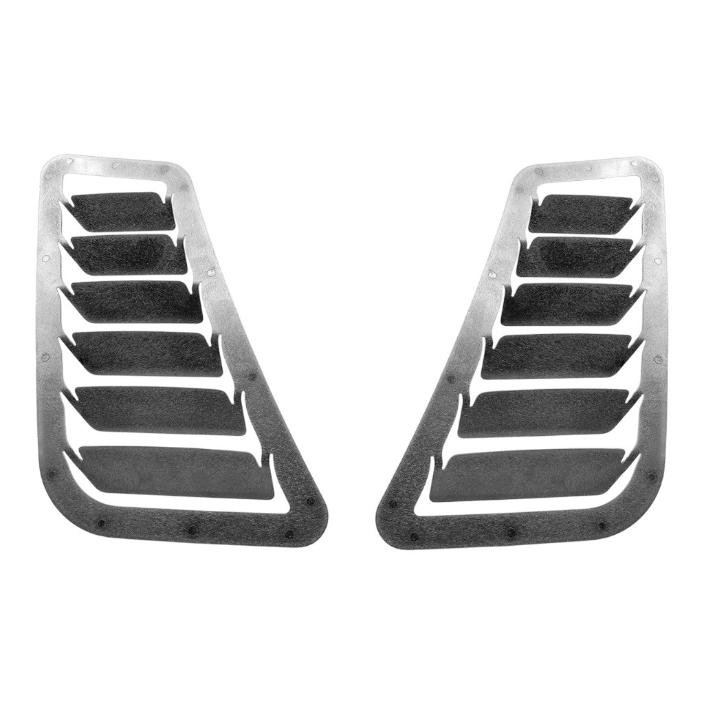 VERUS ENGINEERING A0140A-BARE Aluminum Hood Louver Kit, Raw for VOLKSWAGEN Golf GTI / Golf R (Mk7) Photo-0