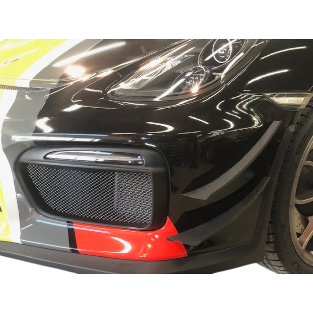 VERUS ENGINEERING A0151A Dual Element Dive Plane Kit for PORSCHE Cayman GT4 (981) Photo-1