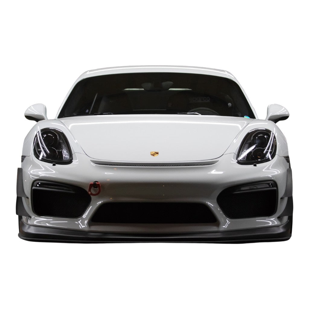 VERUS ENGINEERING A0151A Dual Element Dive Plane Kit for PORSCHE Cayman GT4 (981) Photo-2
