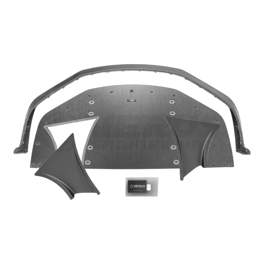 VERUS ENGINEERING A0153A Front Splitter and Air Dam Kit for PORSCHE Cayman GT4 (981) Photo-0