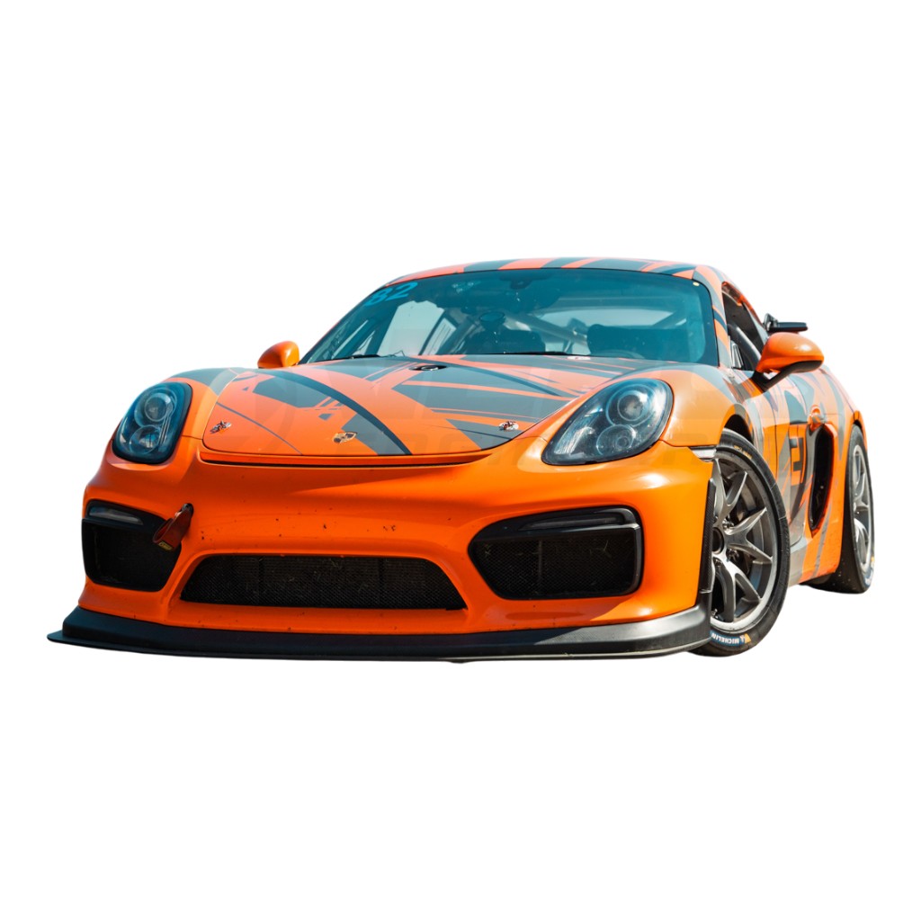 VERUS ENGINEERING A0153A Front Splitter and Air Dam Kit for PORSCHE Cayman GT4 (981) Photo-1