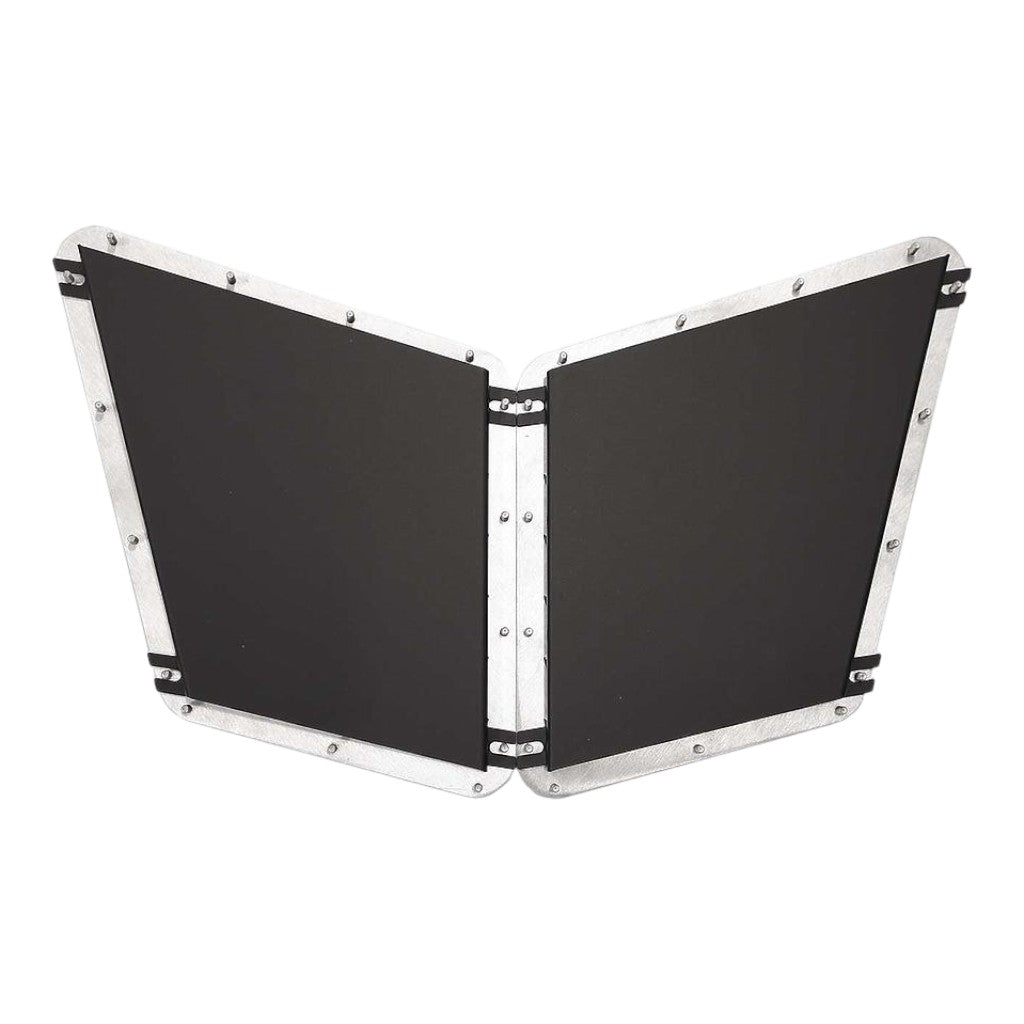 VERUS ENGINEERING A0159A Aluminum Hood Louver Rain Guard Kit for FORD Fiesta ST (Mk7) / FIAT 500 Abarth (312) Photo-0