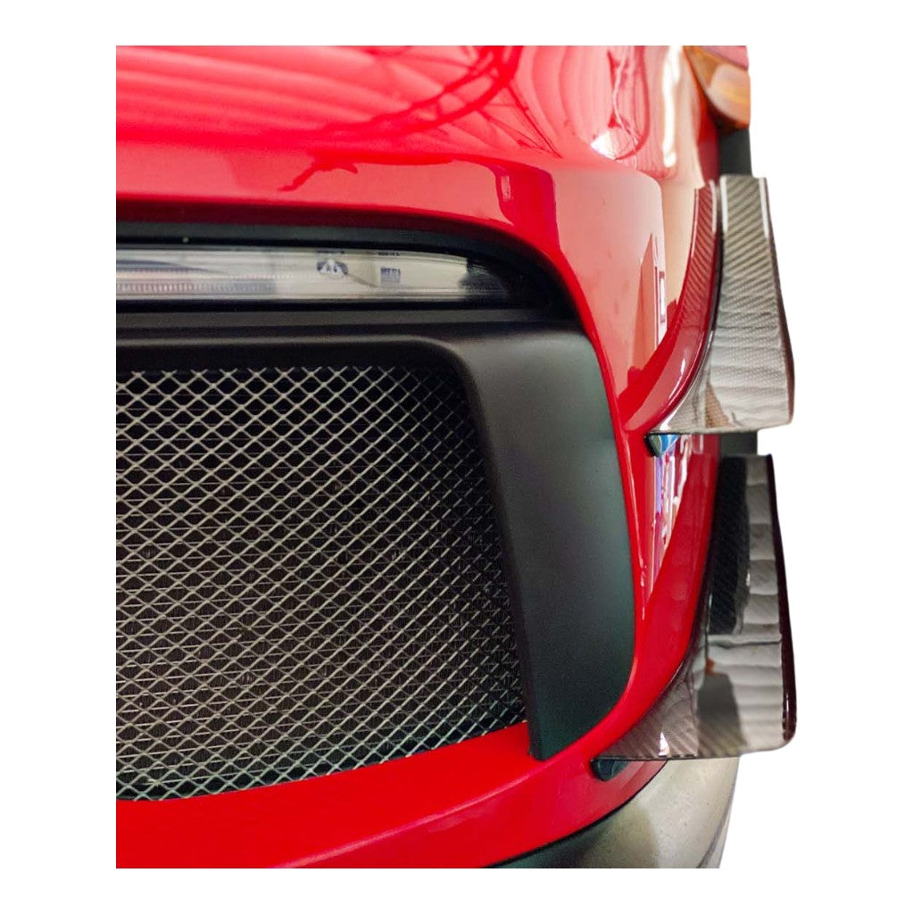 VERUS ENGINEERING A0208A-POL Dual Element Dive Plane Kit (Gloss Clear Coat) for PORSCHE 911 GT3 / GT3 RS (991.2) Photo-1