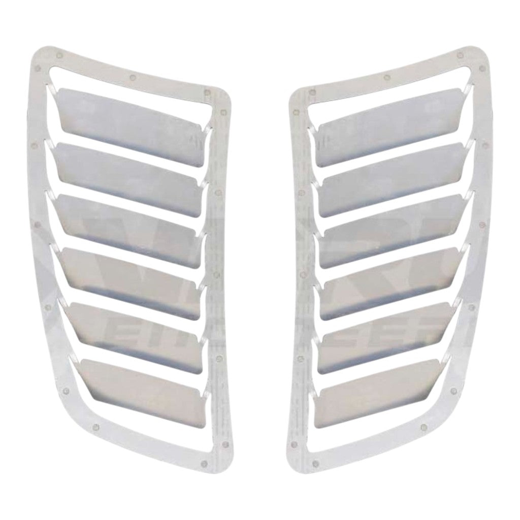 VERUS ENGINEERING A0212A-BARE Aluminum Hood Louver Kit, Raw for SUBARU WRX / STI (GR / GV) Photo-0