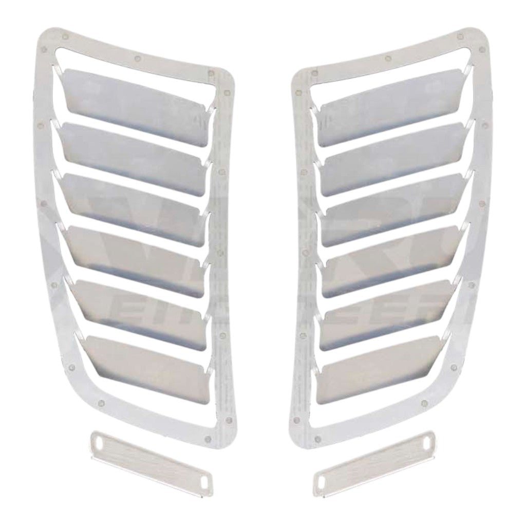 VERUS ENGINEERING A0212A-BARE-X5K Aluminum Hood Louver Kit X5K, Raw for SUBARU WRX / STI (GR / GV) Photo-0