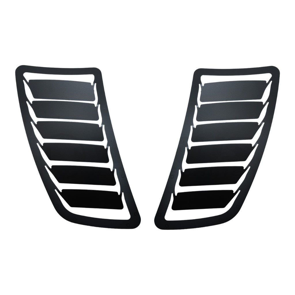 VERUS ENGINEERING A0212A-BLK Aluminum Hood Louver Kit, Black for SUBARU WRX / STI (GR / GV) Photo-0