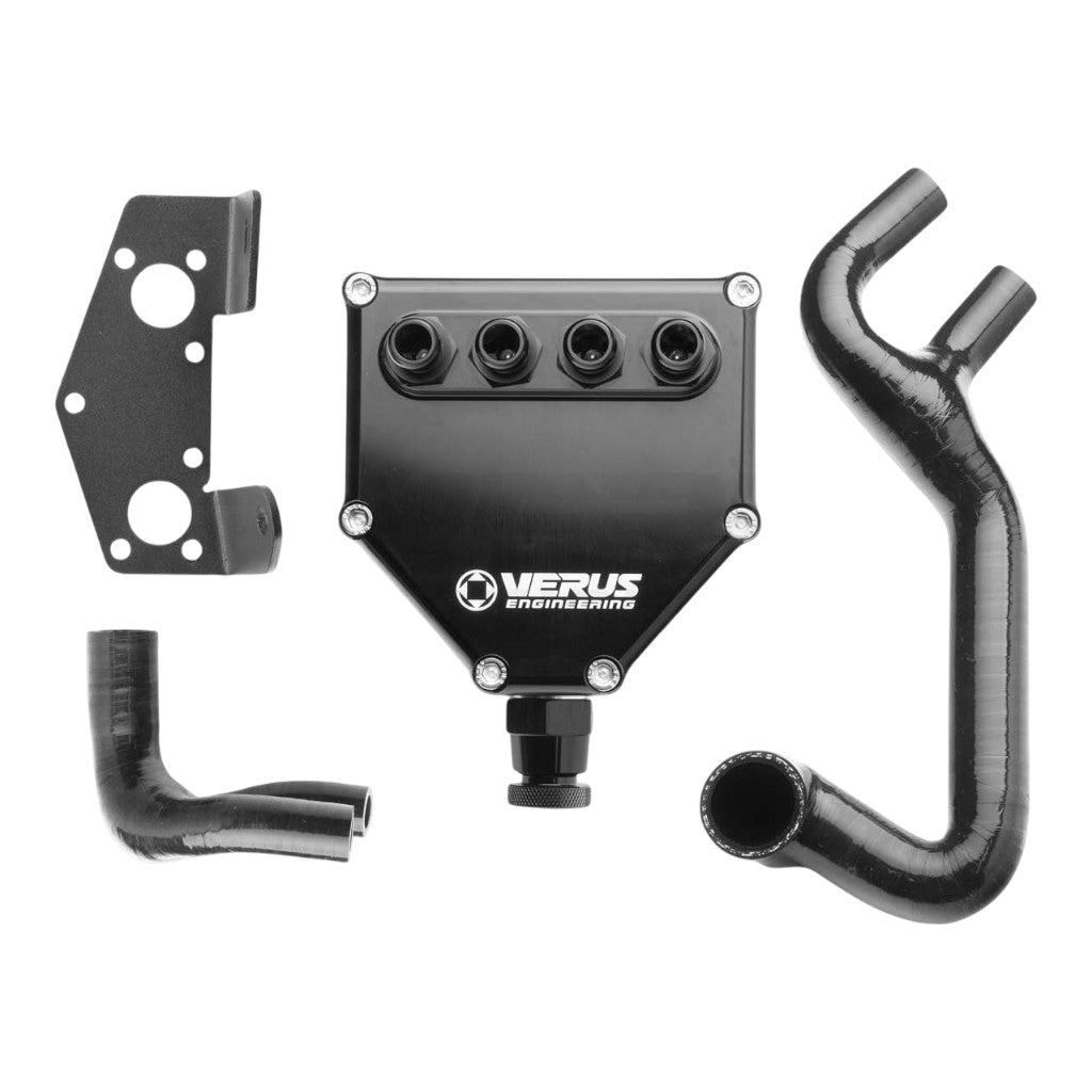 VERUS ENGINEERING A0228A-BLK Air Oil Separator Kit, Black for TOYOTA Supra (Mk5) Photo-0