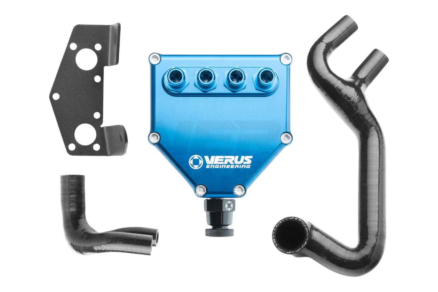 VERUS ENGINEERING A0228A-BLU Air Oil Separator Kit, Blue for TOYOTA Supra (Mk5) Photo-0