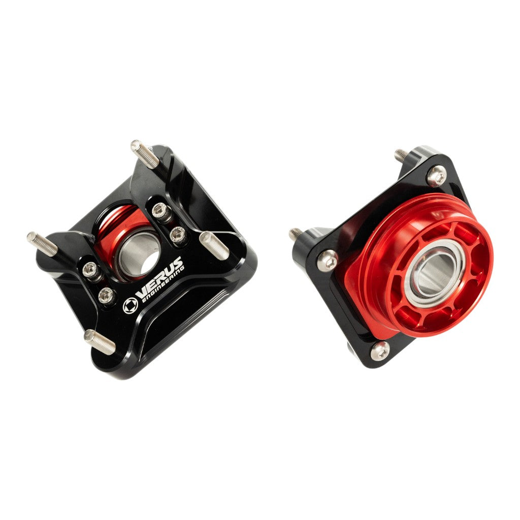 VERUS ENGINEERING A0237A-RED Front Camber Plate Kit, Red for TOYOTA Supra (Mk5) Photo-0