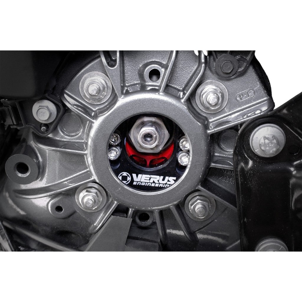 VERUS ENGINEERING A0237A-RED Front Camber Plate Kit, Red for TOYOTA Supra (Mk5) Photo-1