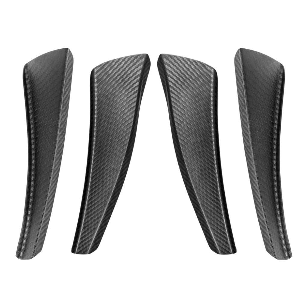 VERUS ENGINEERING A0238A-MAT Dual Element Dive Plane Kit (Matte Clear Coat) for PORSCHE 911 GT3 / GT3 RS (991.1) Photo-0