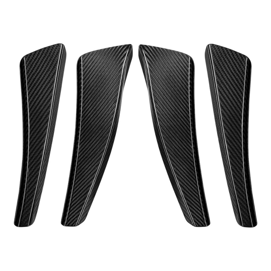 VERUS ENGINEERING A0238A-POL Dual Element Dive Plane Kit (Gloss Clear Coat) for PORSCHE 911 GT3 / GT3 RS (991.1) Photo-0