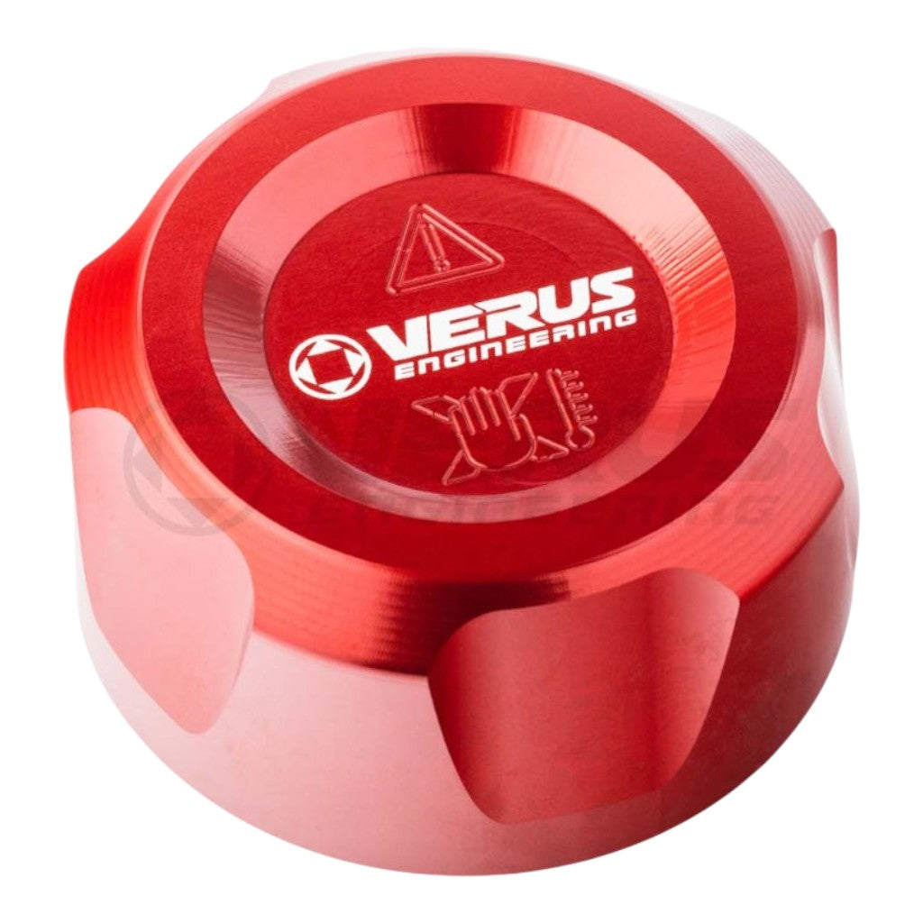 VERUS ENGINEERING A0248A-RED Heat Exchanger Cap, Red for TOYOTA Supra (A90) Photo-0
