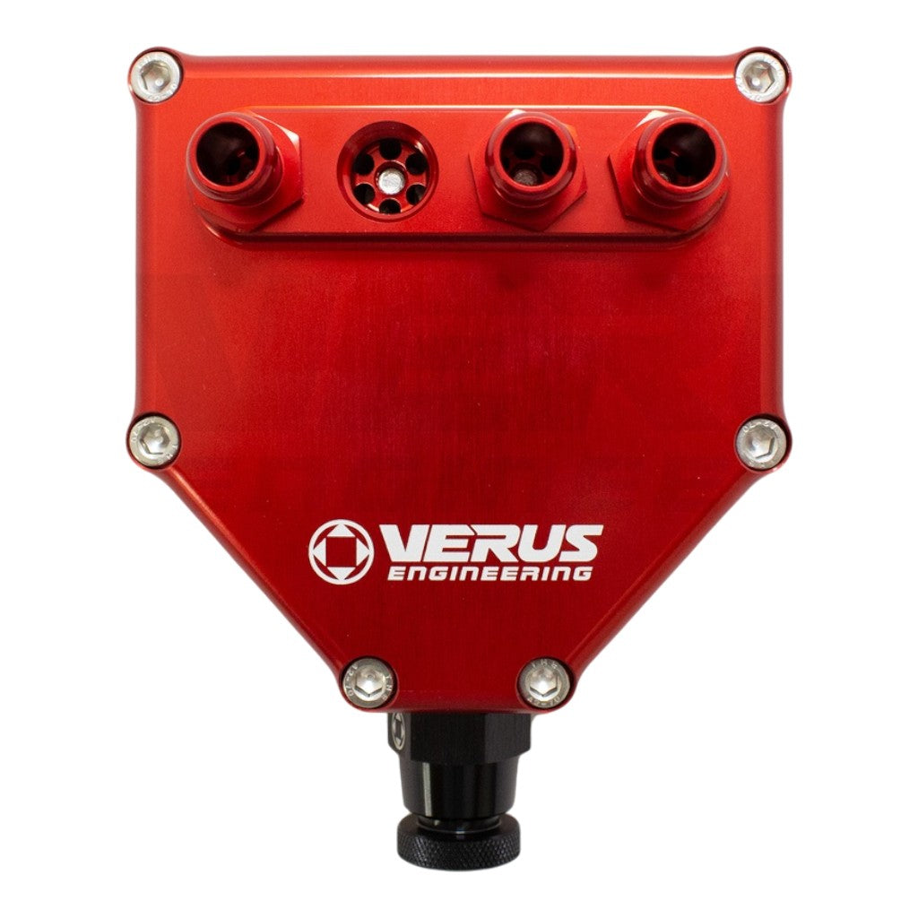 VERUS ENGINEERING A0259A-RED Air Oil Seperator Kit, Red for SUBARU WRX / STI (GR / GV) Photo-0