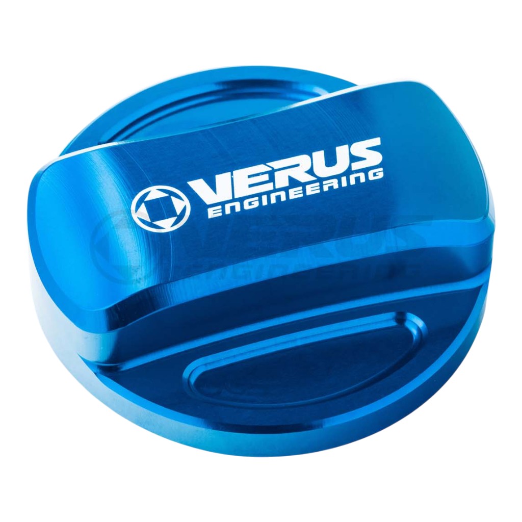 VERUS ENGINEERING A0269A-BLU Gas Cap Cover, Blue for TOYOTA Supra (Mk5) Photo-0