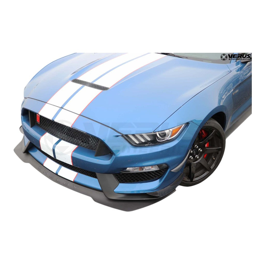 VERUS ENGINEERING A0276A Dual Element Dive Plane Kit for FORD Mustang GT350 / GT350R (S550) Photo-1