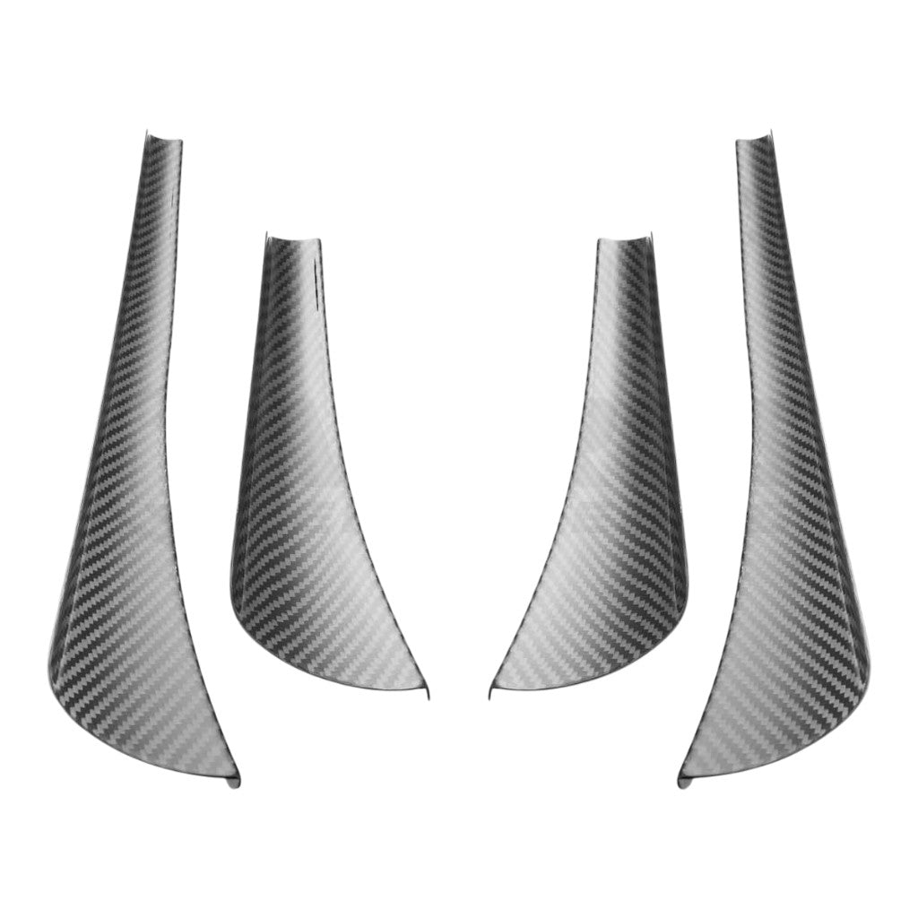 VERUS ENGINEERING A0284A-POL Dual Element Dive Plane Kit (Gloss Clear Coat) for PORSCHE 718 Cayman GT4 Photo-0