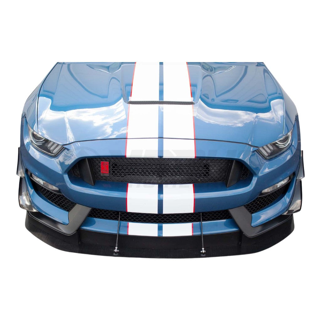 VERUS ENGINEERING A0285A Front Splitter Kit for FORD Mustang GT350 / GT350R (S550) Photo-1
