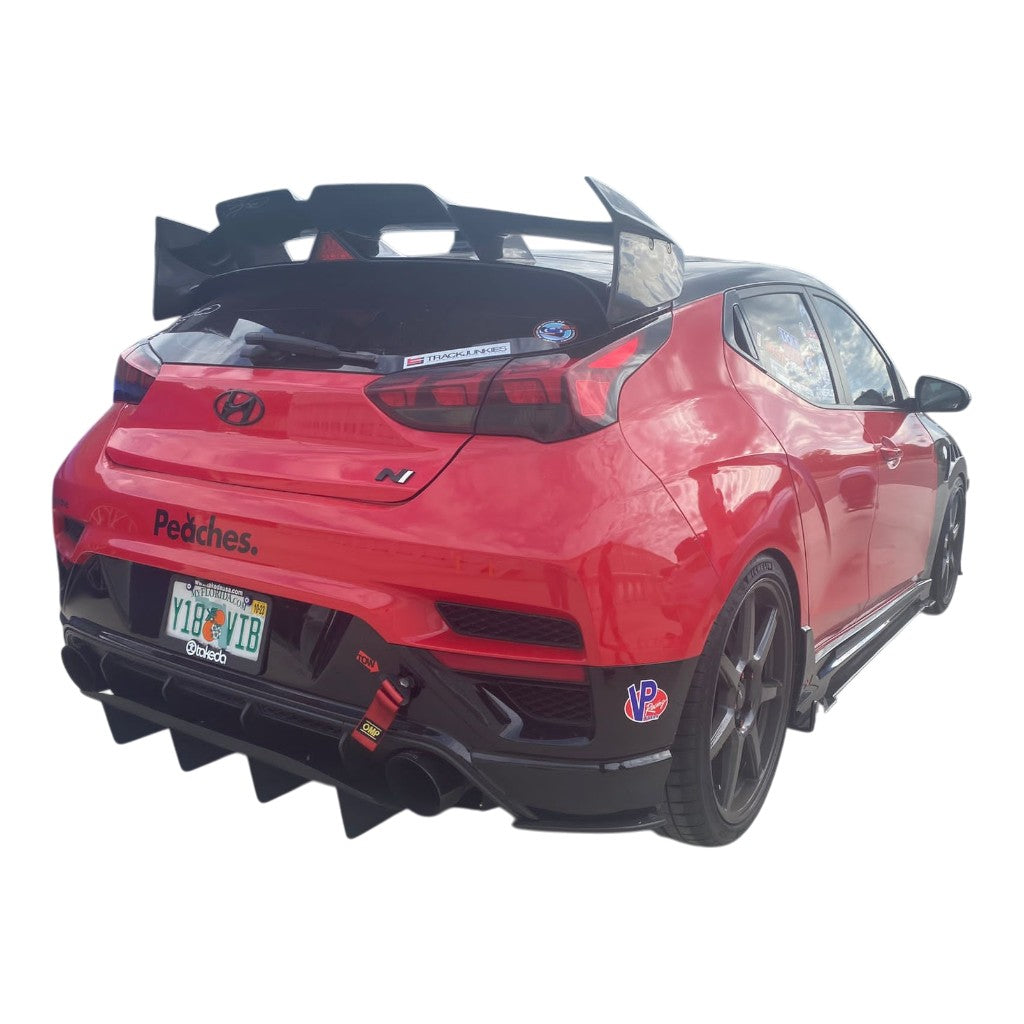 VERUS ENGINEERING A0389A Rear Diffuser for HYUNDAI Veloster Photo-1