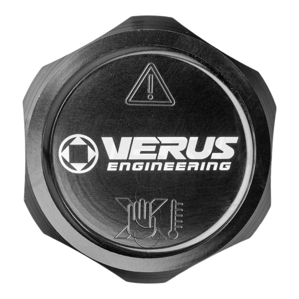 VERUS ENGINEERING A0409A-BLK Coolant Overflow Cap, Black for FORD Mustang GT350 / GT350R (S550) / FORD Bronco / FORD Raptor 2017-2020 Photo-0