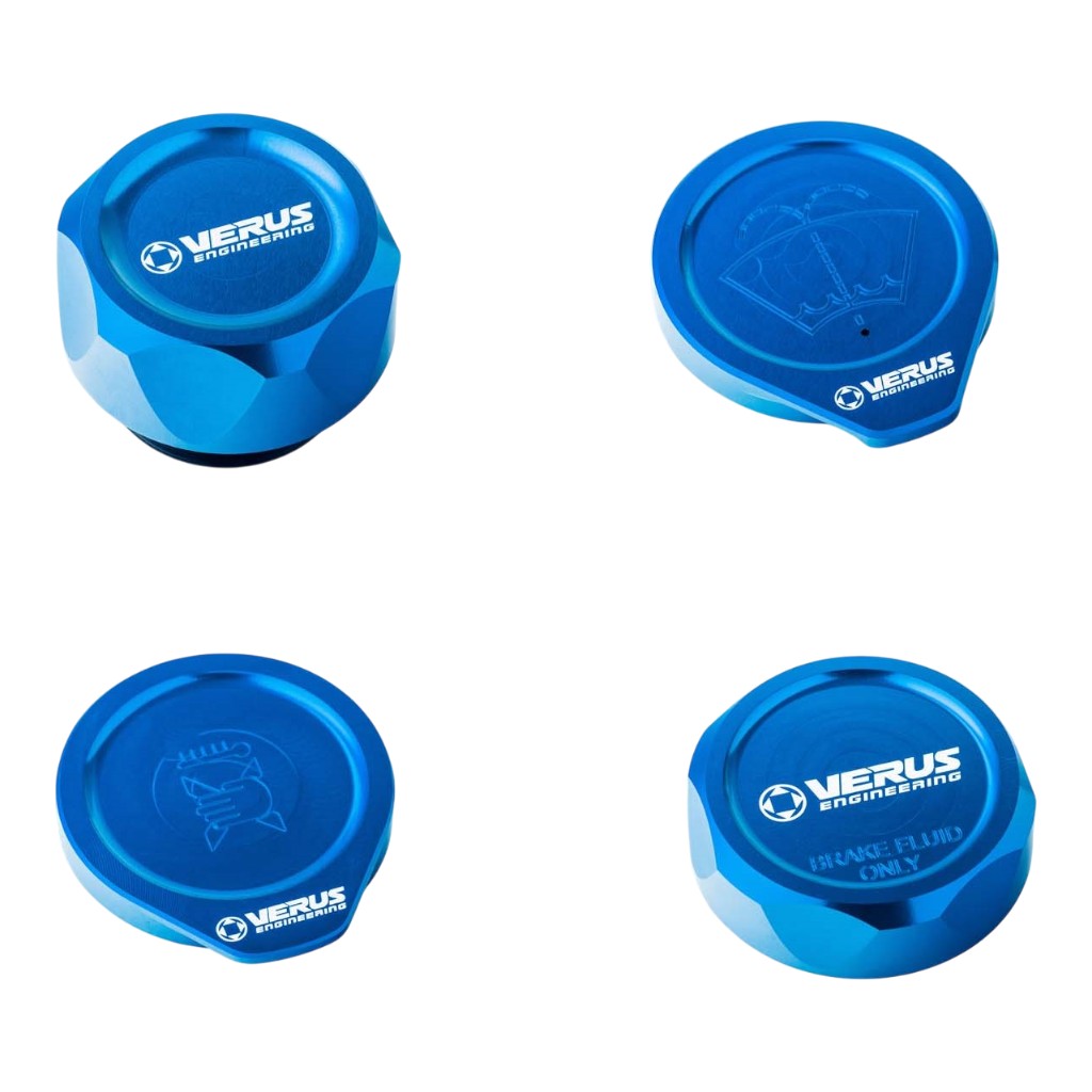VERUS ENGINEERING A0434A-BLU-FHS Engine Bay Cap Kit FHS, Blue for SUBARU BRZ / SCION FRS / TOYOTA GT86 (ZN6 / ZC6) Photo-0