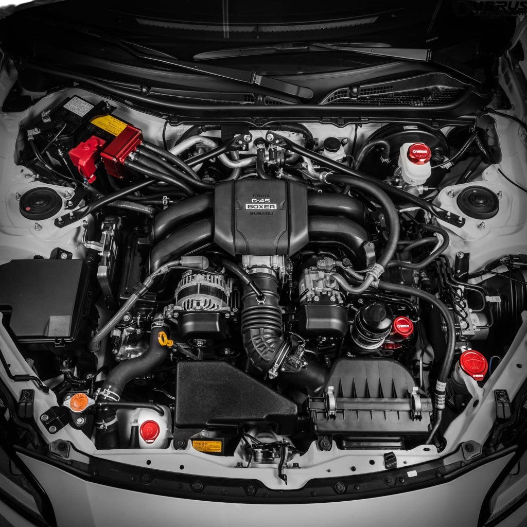 VERUS ENGINEERING A0434A-RED-FHS Engine Bay Cap Kit FHS, Red for SUBARU BRZ / SCION FRS / TOYOTA GT86 (ZN6 / ZC6) Photo-1