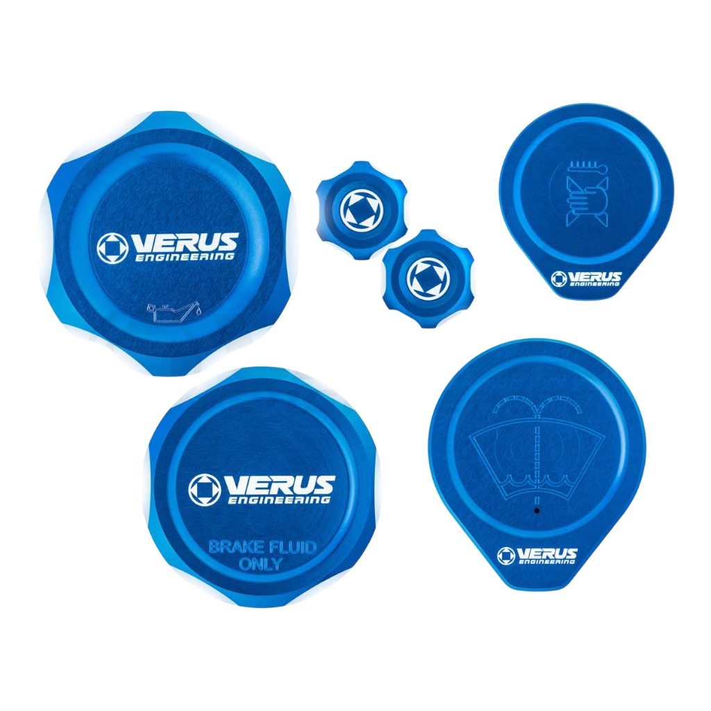 VERUS ENGINEERING A0436A-BLU-FHS Engine Bay Cap Kit FHS, Blue for SUBARU WRX / STI (VA) Photo-0