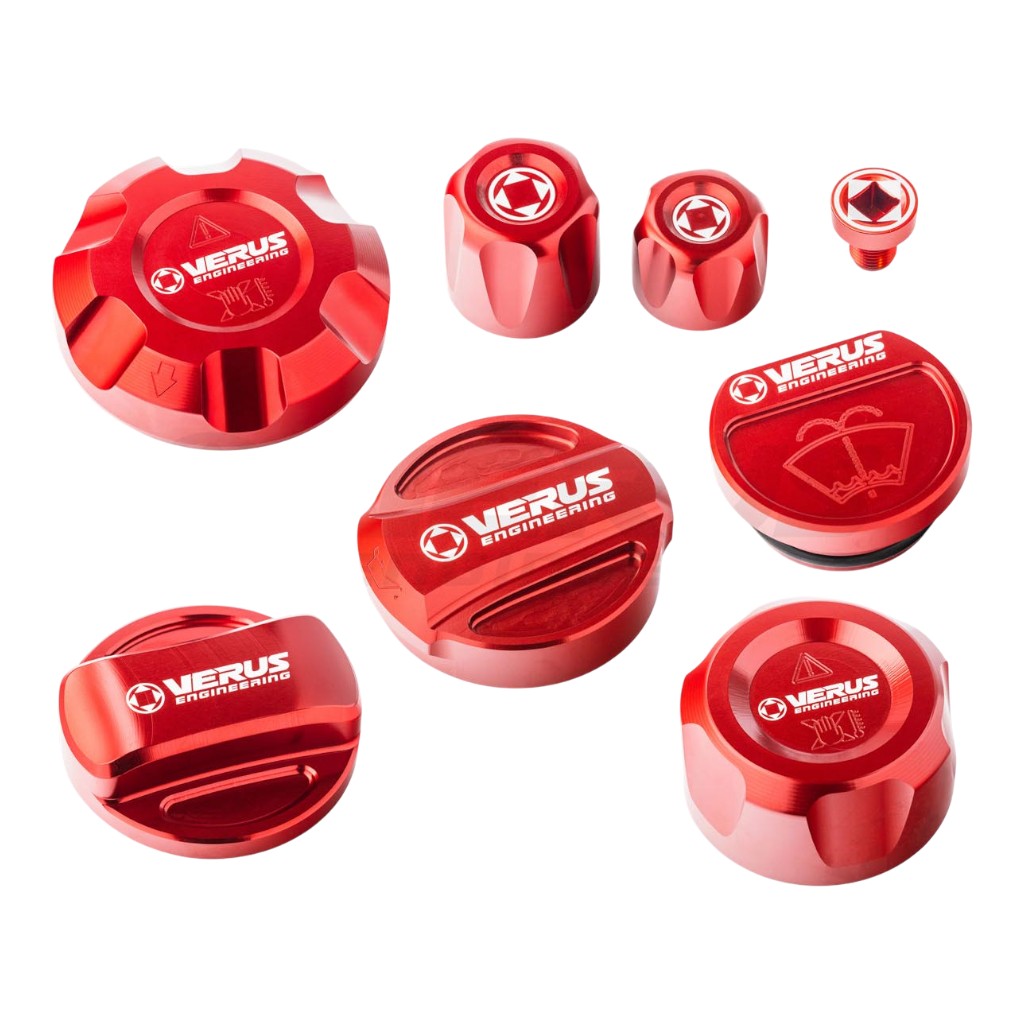 VERUS ENGINEERING A0438A-RED Full Car Cap Kit, Red for TOYOTA Supra (Mk5) Photo-0