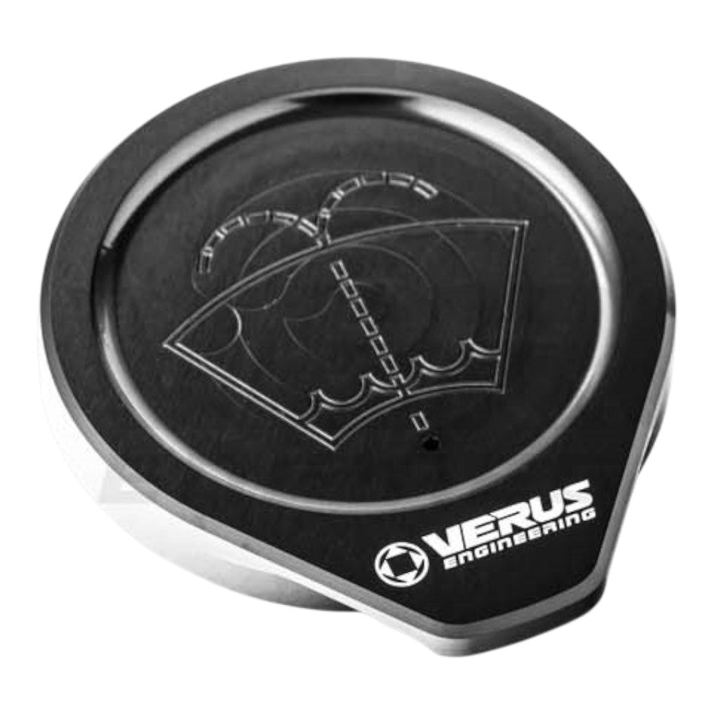 VERUS ENGINEERING A0442A-BLK Windshield Washer Fluid Reservoir Cap, Black for FORD Mustang (S550) / FORD Bronco Photo-0
