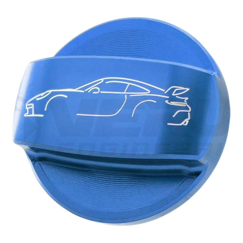 VERUS ENGINEERING A0449A-BLU-992 Gas Cap Cover, Blue for PORSCHE 911 GT3 (992) Photo-0