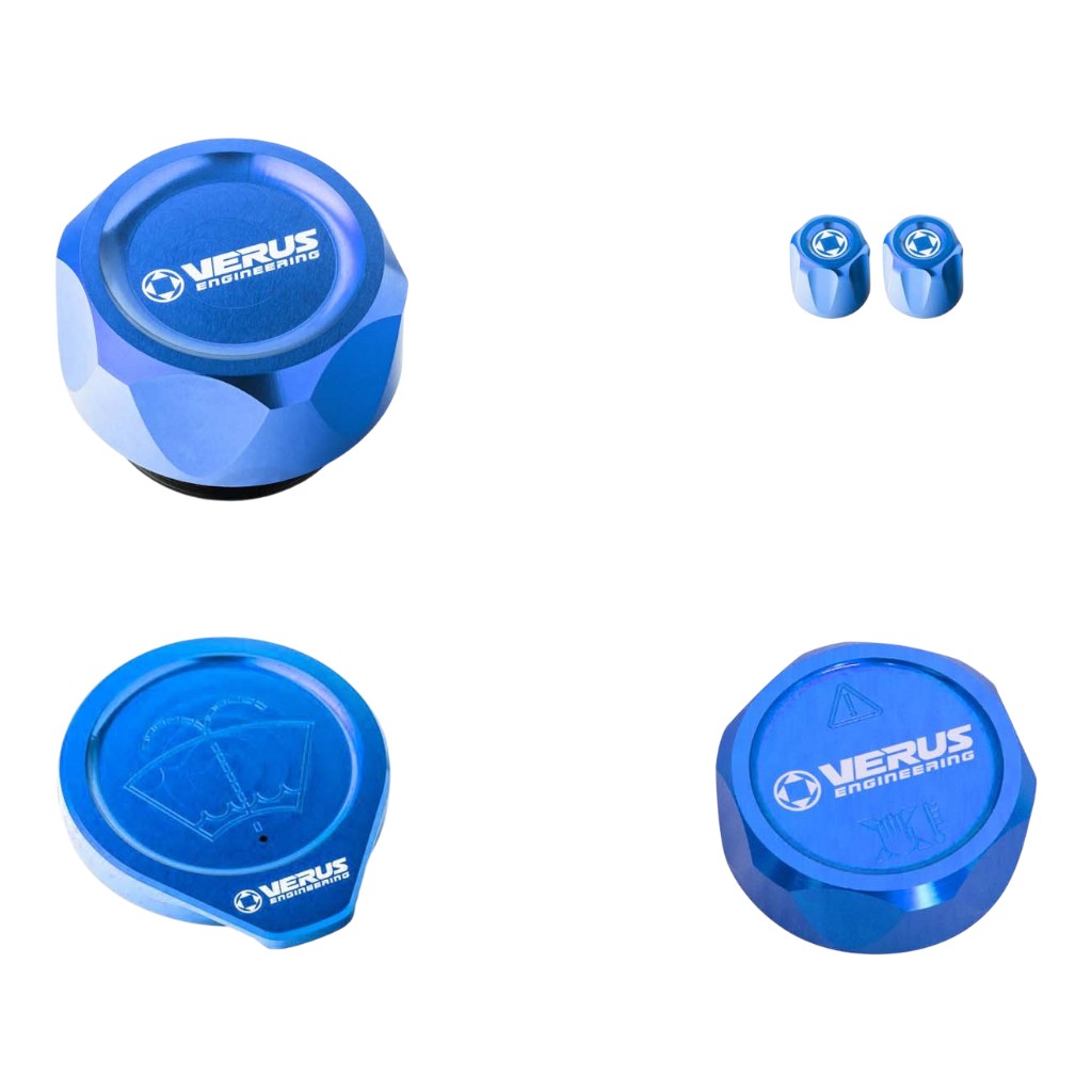 VERUS ENGINEERING A0487A-BLU-FHS Engine Bay Cap Kit FHS, Blue for FORD Bronco Photo-0