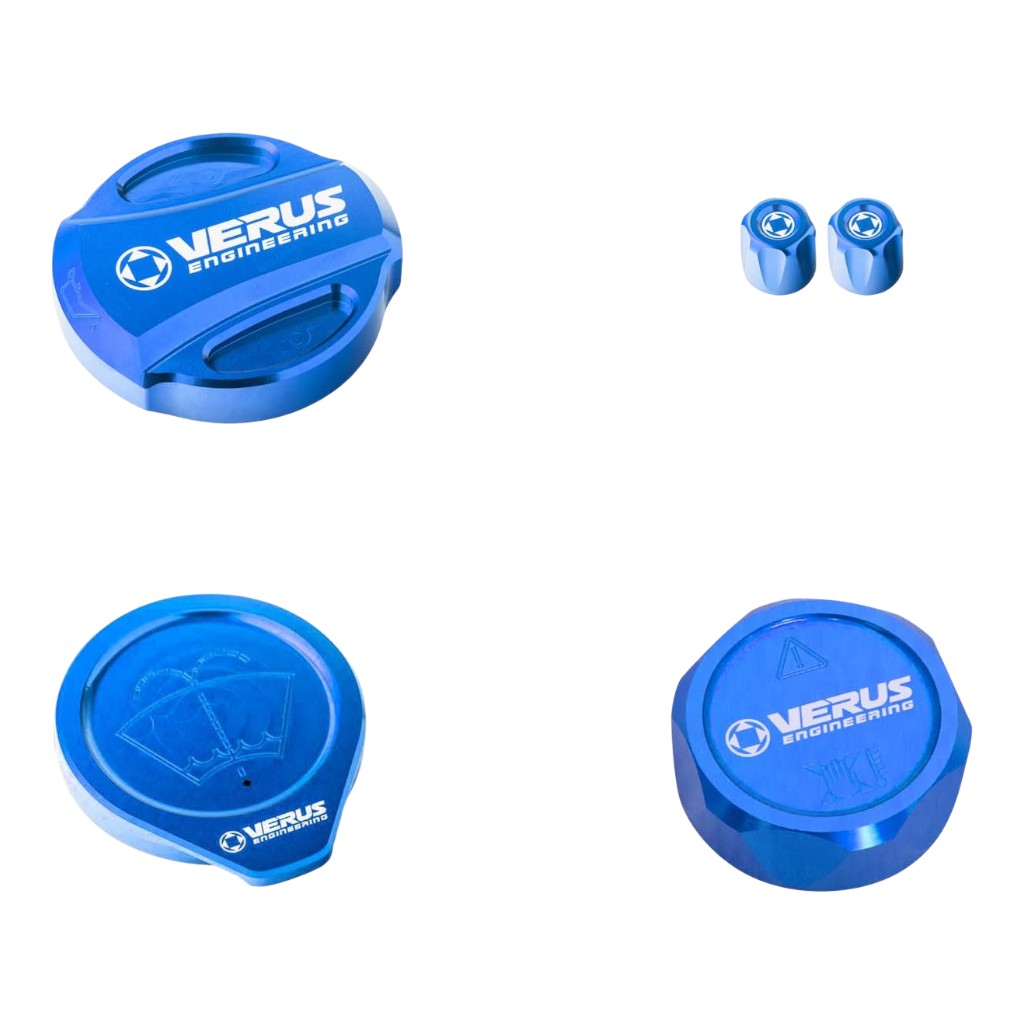 VERUS ENGINEERING A0487A-BLU-RLA Engine Bay Cap Kit RLA, Blue for FORD Bronco Photo-0