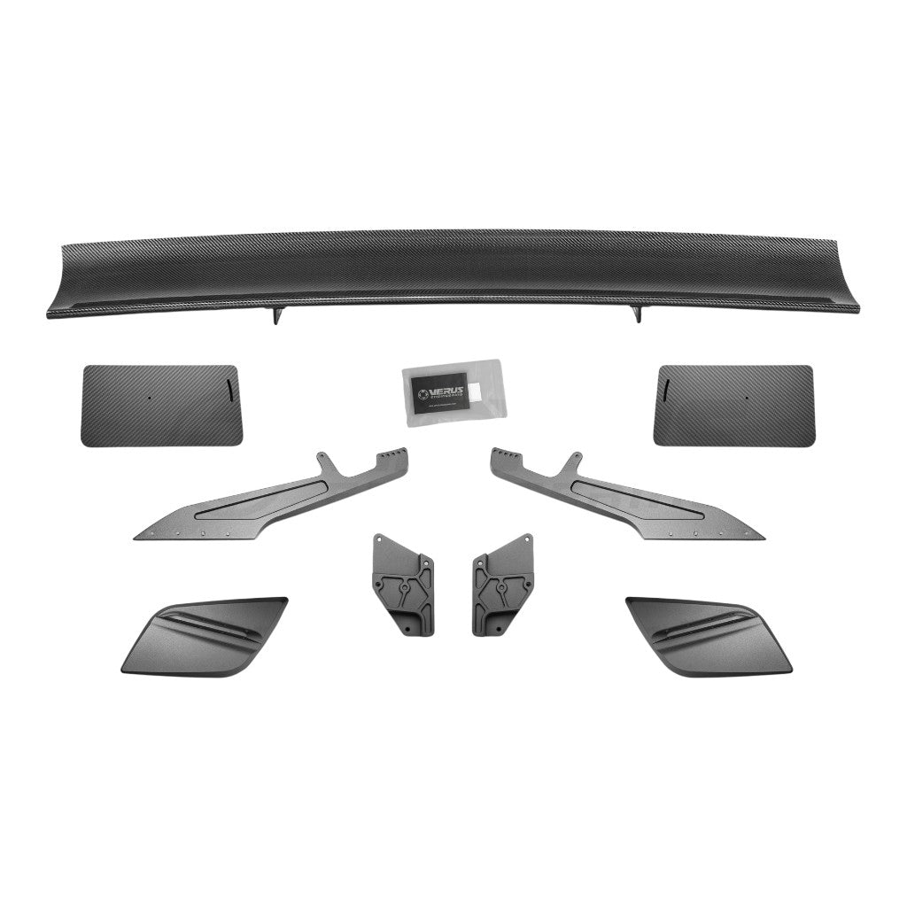 VERUS ENGINEERING A0503A Bottom-Mount Rear Wing Kit UCW for CHEVROLET Corvette (C8) Photo-0
