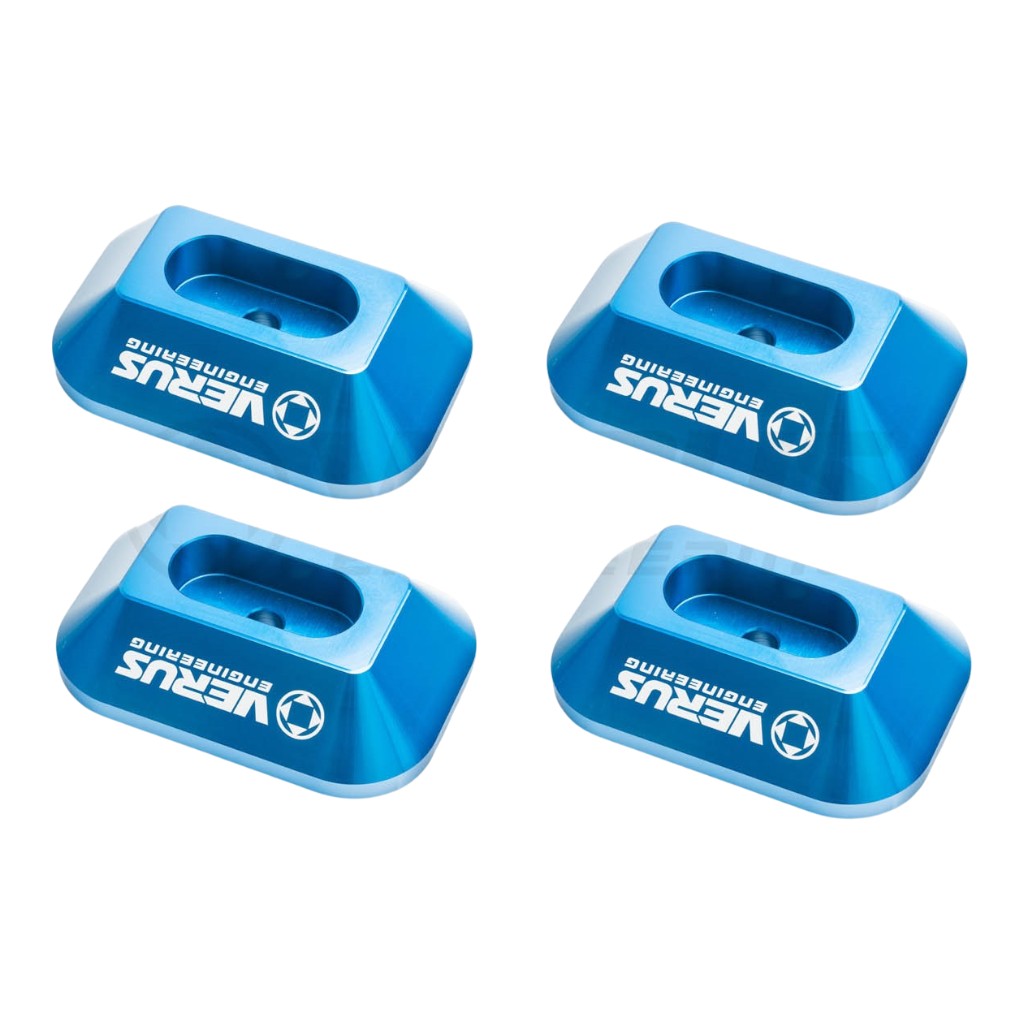 VERUS ENGINEERING A0510A-BLU Replacement Jack Puck Kit, Blue for TOYOTA Supra (Mk5) Photo-0