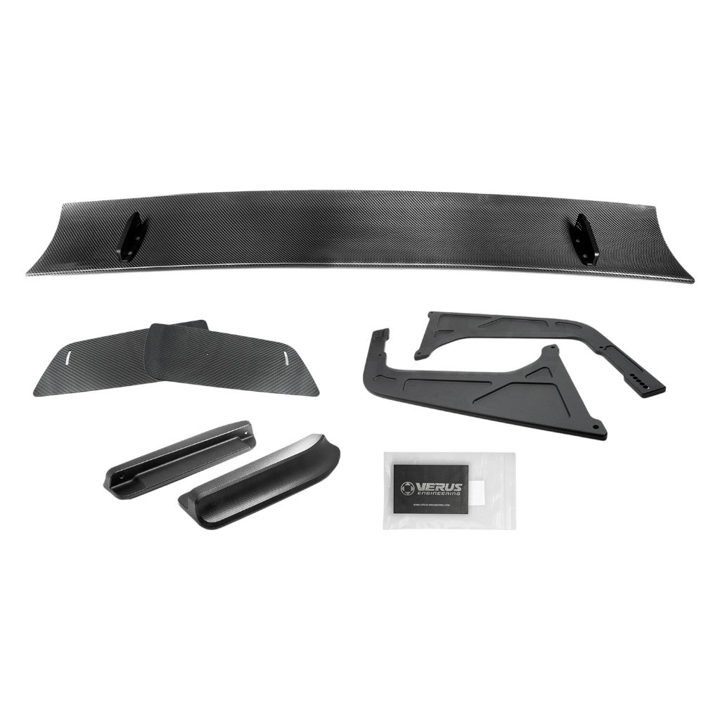 VERUS ENGINEERING A0535A-FFV Swan Neck Rear Wing Kit UCW with FFV Endplates for BMW M2 (G87) Photo-0