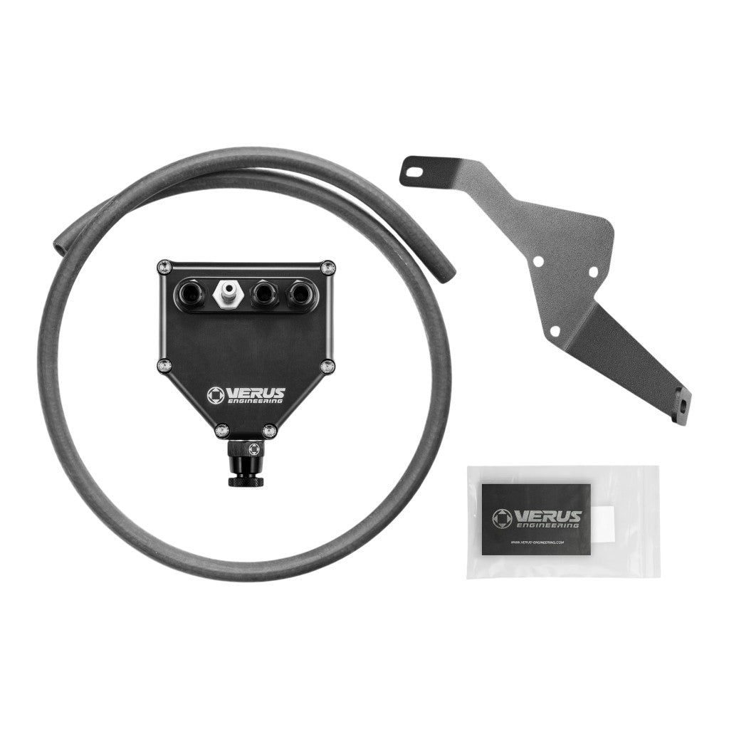 VERUS ENGINEERING A0558A-BLK Air Oil Separator Kit, Black for HONDA Civic Type R (FK8) Photo-0