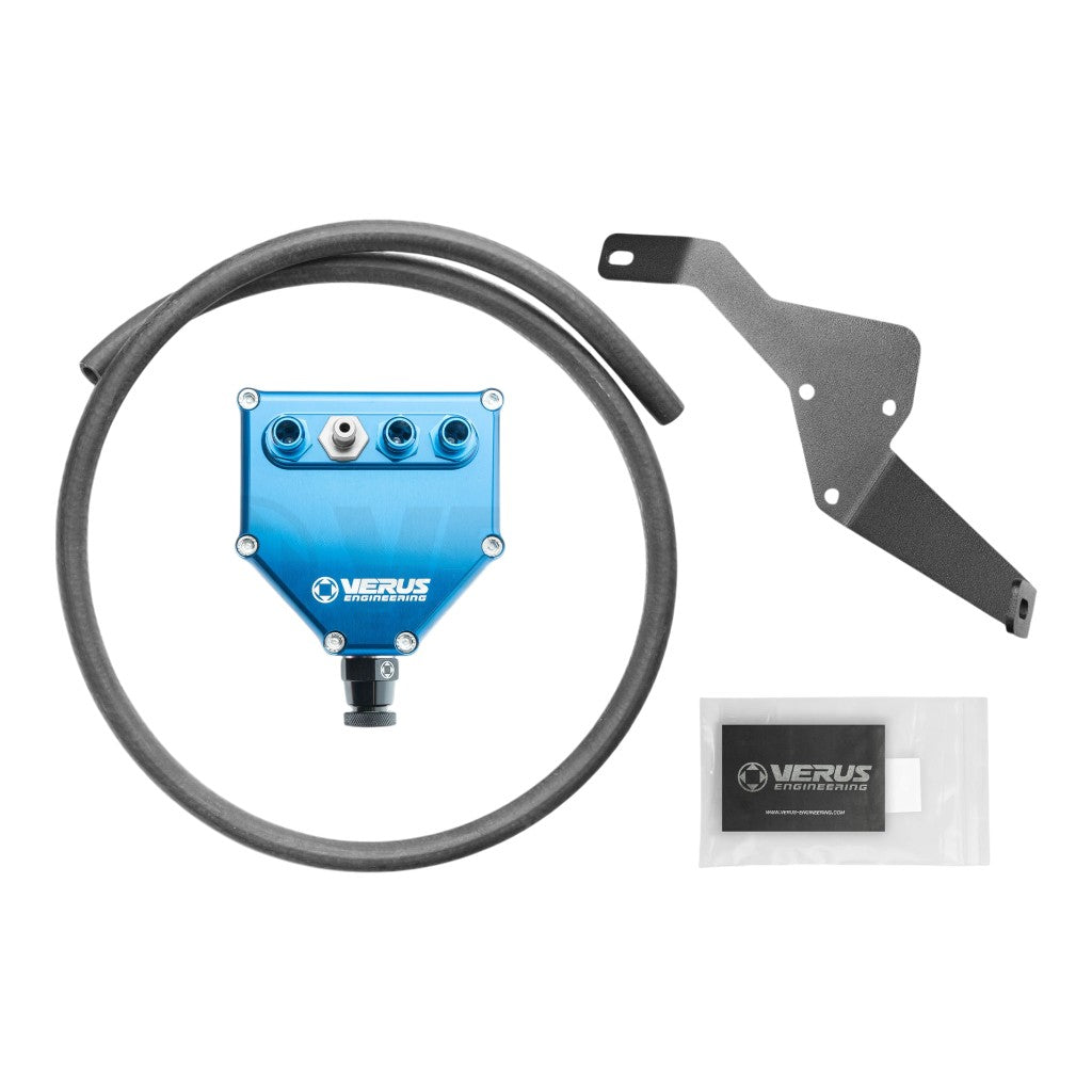 VERUS ENGINEERING A0558A-BLU Air Oil Separator Kit, Blue for HONDA Civic Type R (FK8) Photo-0