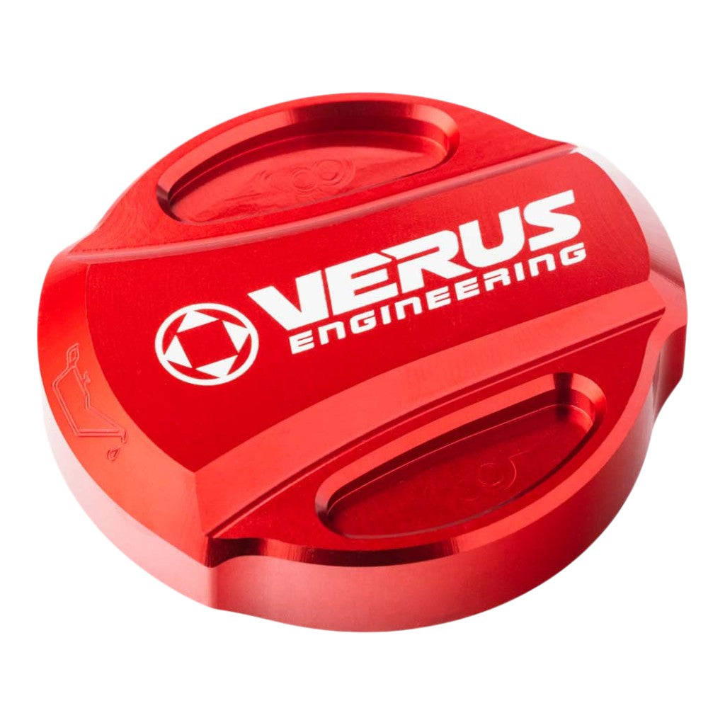 VERUS ENGINEERING A0565A-RED-RLA RLA Oil Cap, Red for HONDA Civic Type R (FK8) Photo-0