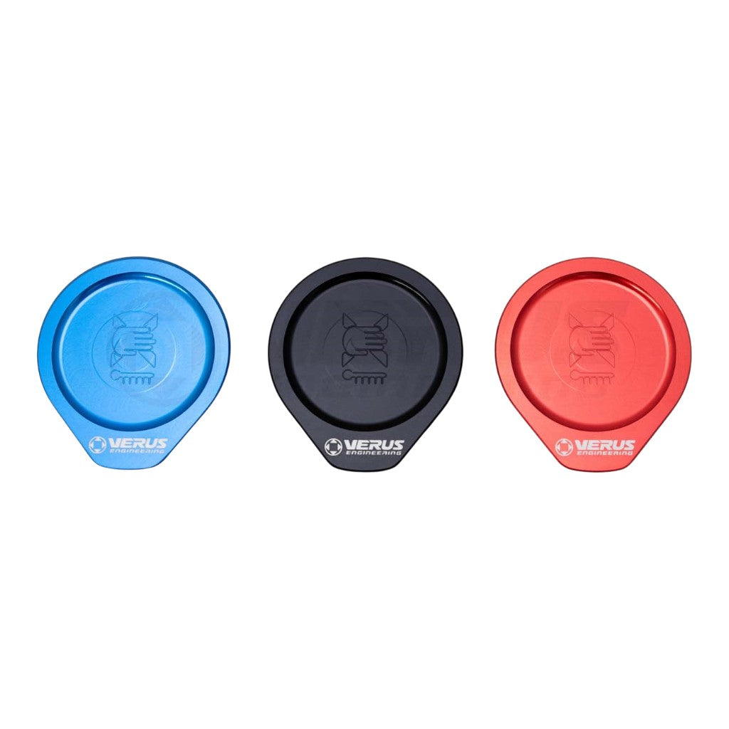 VERUS ENGINEERING A0579A-BLU Coolant Overflow Cap, Blue for SUBARU WRX / STI (GR / GV) Photo-1