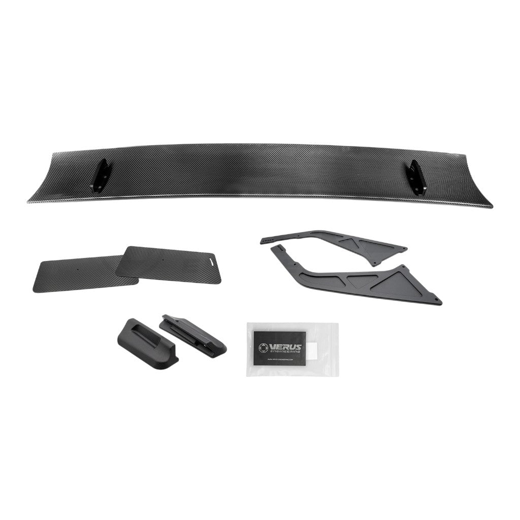 VERUS ENGINEERING A0582A-CRB Rear Wing Kit UCW with Carbon Endplates for HONDA Civic Type R (FK8) Photo-0