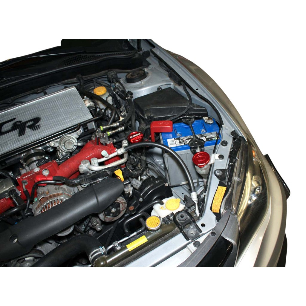 VERUS ENGINEERING A0587A-BLK Windshield Washer Fluid Reservoir Cap, Black for SUBARU WRX / STI (VA) Photo-1