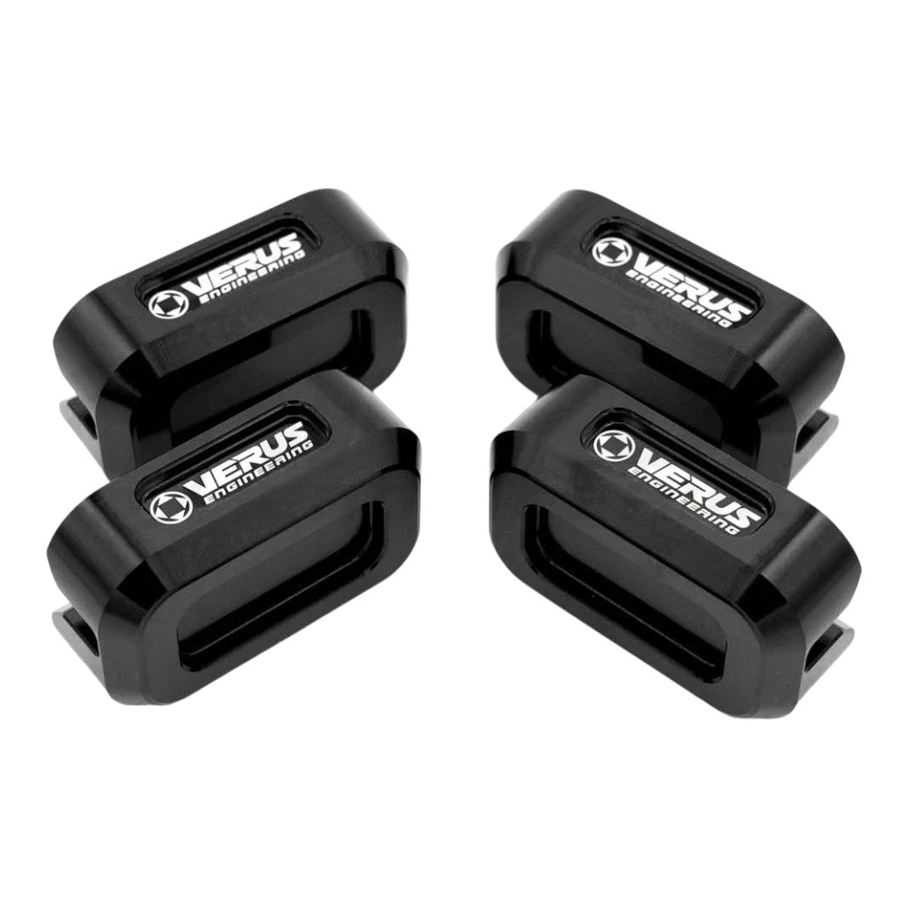 VERUS ENGINEERING A0604A-BLK Pinch Weld Jack Pucks Kit, Black for SUBARU BRZ / SCION FRS / TOYOTA GT86 (ZN6 / ZC6) Photo-0