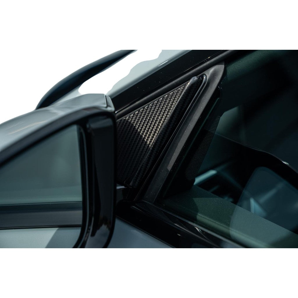 VERUS ENGINEERING A0621A Anti-Buffering Wind Deflectors (Carbon) for BMW M2 (G87) Photo-1